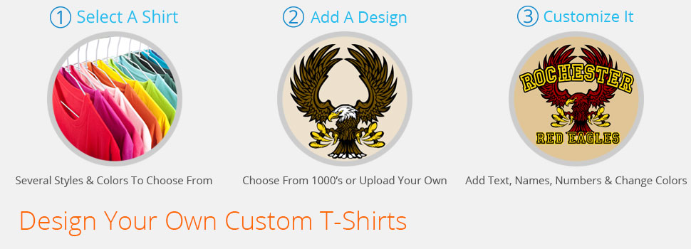 Design Your Own Custom T-Shirts